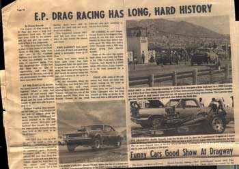 Auto Racing Paso Texas Area on Southwestdrags   El Paso Texas Area Drag Racing